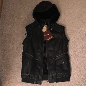Black Moto Vest